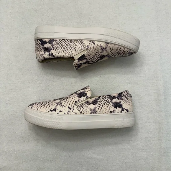 Steve Madden Gills Snakeskin Slip‑On Platform Sneakers Women’s 9.5M Casual - Picture 7 of 7